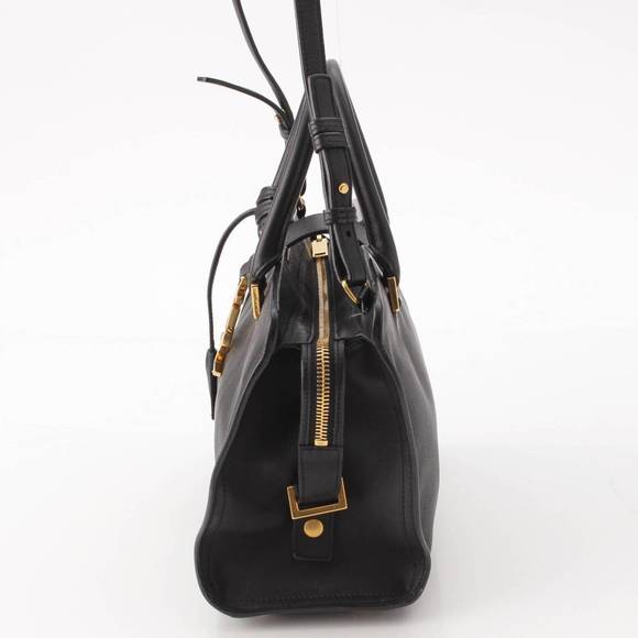 SAINT LAURENT Baby Cabas 2WAY Shoulder Bag Black - Picture 3 of 10